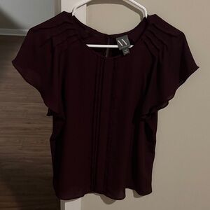 Elegant Women's Burgundy Top